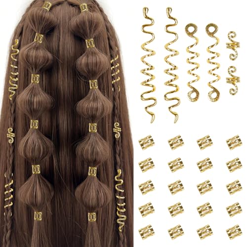 TEBIEKOY 26pcs Gold Hair Accessories for Women Loc...