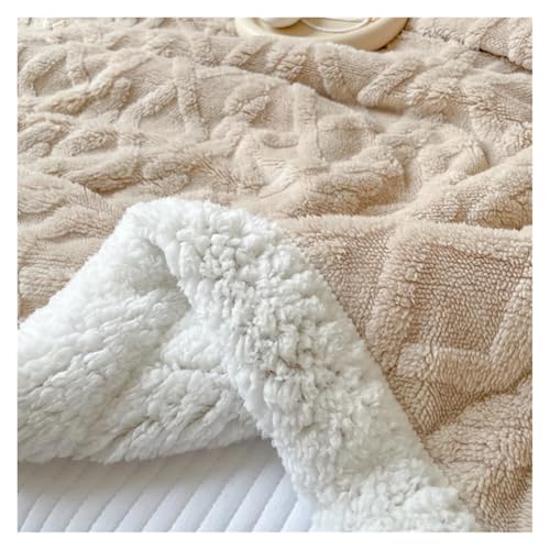 Couverture pour canapé et lit double couche épaisse violette 2x2.3m