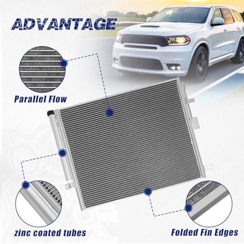 Image of Air Conditioning A /C Condenser Compatible with Dodge Durango # 30044, 68232606AB, CH3030264, 68232606AA