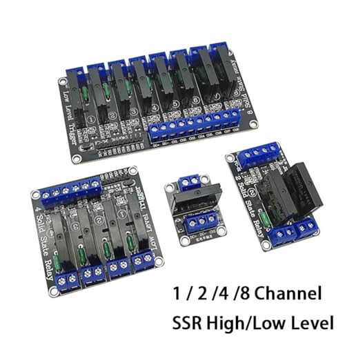 Módulo relé estático SSR de 5V y 1 canal 250V 2A High Level 2