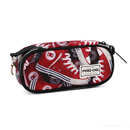PRODG Tracks-Pencil Case, Red, 21 x 10 cm