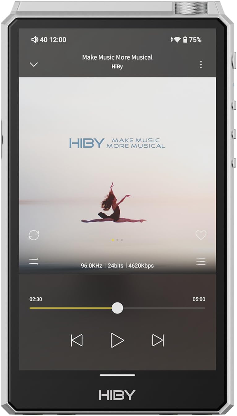 HiBy R6 gen3 DAP Player Hi Res Audio with Class A&AB Amp/Android 12 / Bluetooth 5.0 / WiFi / 4G+64G+2TB Expandable Memory HiBy R6 gen3 DAP Player Hi Res Audio with Class A&AB Amp/Android 12 / Bluetooth 5.0 / WiFi / 4G+64G+2TB Expandable Memory