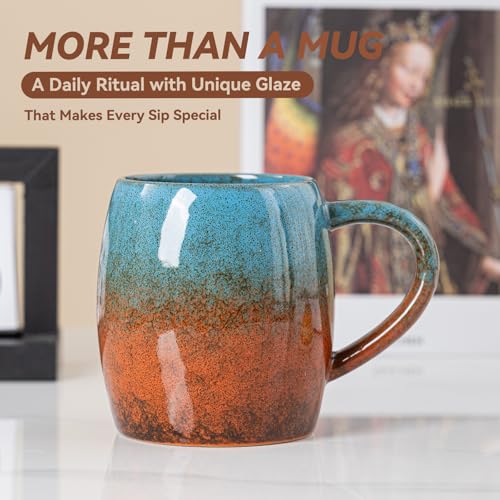 Taza de cerámica 22 oz con asa ergonómica miniatura 6