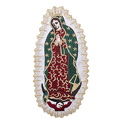 Image of Baby Boy Baptism Formal Paisley Suit Gold Guadalupe Maria on Stole & Back SM-20