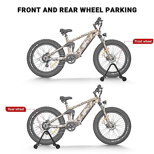 Support de stationnement vélo sol VTT rack réglable intérieur - 6