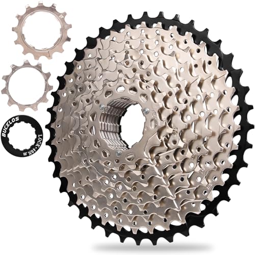 BUCKLOS 8/9/10/11/12 Speed Cassette Ultra-Light 11-25/28/32/34/36/40/42/46/50/52T Bike Cassette Fit Mountain