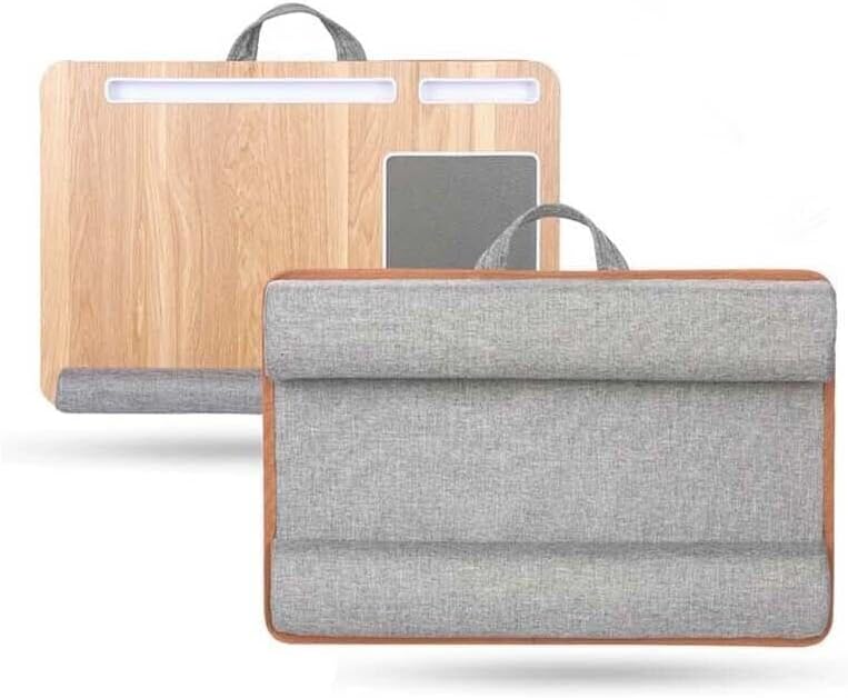 Hodbehod Portable Laptop Stand Padded Notebook Table with Tablet Compartment