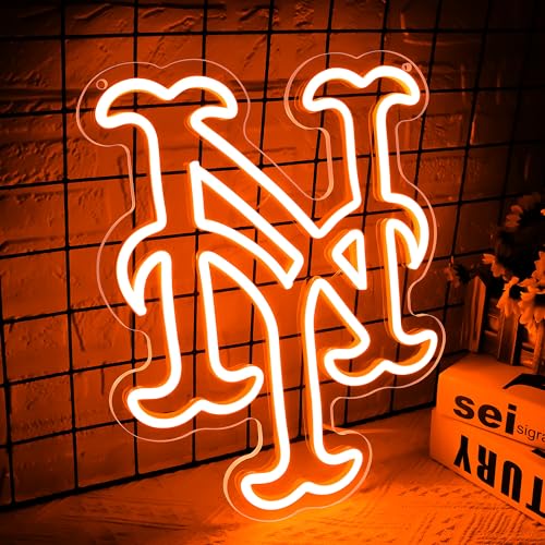 Image of Baseball Neon Sign for Wall Decor Sport Team LED Neon Light for Man Cave | Cool Wall Ornament For Dormitory, Bar, Club, Wonderful Birthday Gift For Baseball And Sports Fans