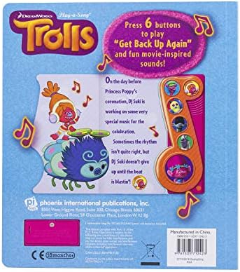 DreamWorks Trolls - Get Back Up Again Little Music Note Sound Book - Play-a-S...