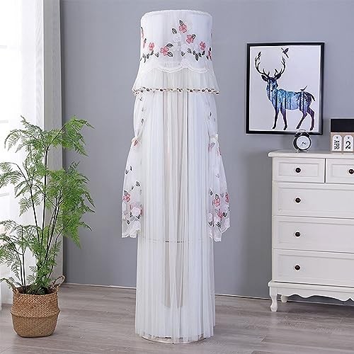 MOTGUV Home Zylindrischer Schrank Kreisförmige Klimaanlagenhülse Elegante und einfache atmosphärische Klimaanlage Staubschutzhülle hebt Sich beim Einschalten Nicht ab (175 * 40 cm), Style 3-7