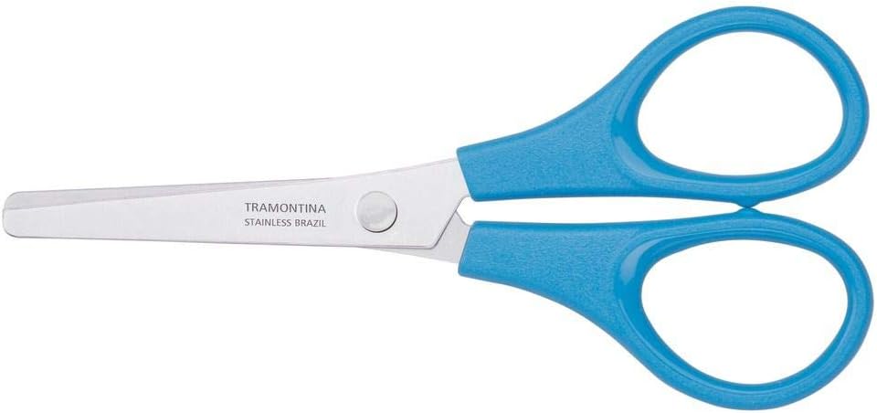 TESOURA ESCOLAR INOX 4 MONSTER MIS