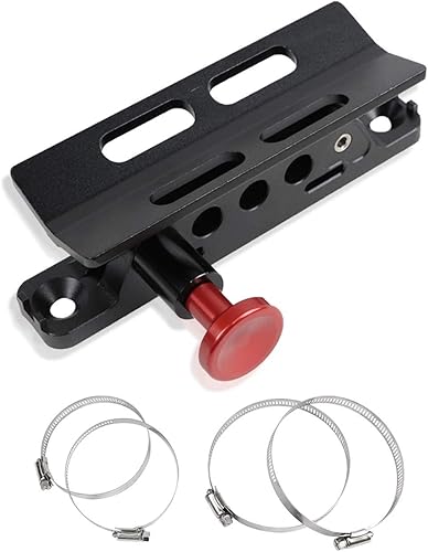 Miniatura 8 de Soporte universal de liberación rápida para extintor de incendios 6061-T6 Billet de aluminio compatible con Jeep Wrangler UTV, Polaris, RZR, Ranger