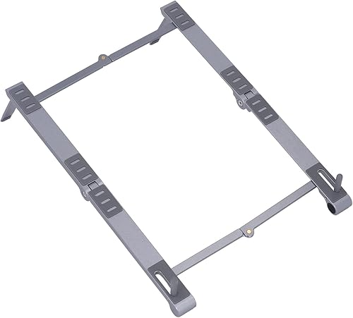 Miniatura 6 de plplaaoo Foldable Laptop Stand Multi Height Adjustment Ergonomic Laptop Stand for Mobile Phone Tablet (Grey)