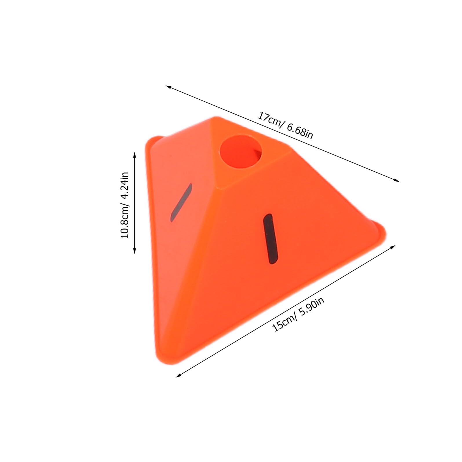 Toyvian 10 Piezas Tráfico de Entrenamiento Conos de Agilidad Numerados para Entrenamiento de Fútbol de Marcado de Campo para Actividades al Aire