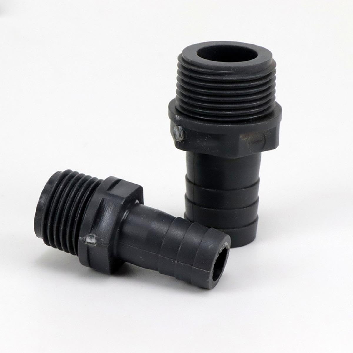 1~20 Pezzi 1/2"-1" Filettatura Maschio A 8-30mm PVC Pagoda Connettore Tubo Flessibile Connettori Rapidi Acquario Giardino Irrigazione Raccordi per Tubi dell'Acqua-1 Pollice A 20mm,20Pcs