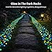 DORMIYA 750 Pcs Glow in The Dark Rocks, 1.1 in Garden Pebbles, Decorative Aquarium Gravel, Safe Plastic Luminous Stones for Fish Tank, Garden, Plant, DIY Decoration