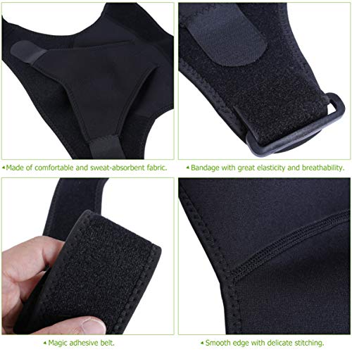 BESPORTBLE Cinta de Ombro Suporte Lombar Cinta Cinta de Ombro Protege Os Ombros para Exercícios Espo