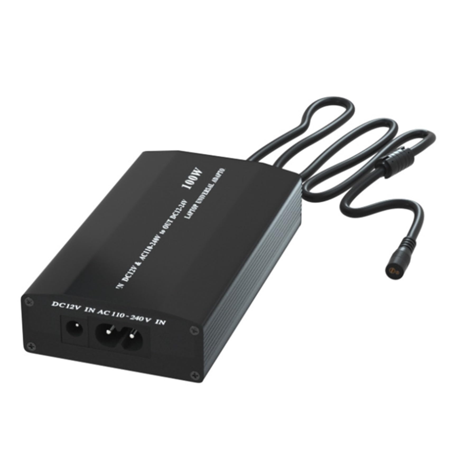 2X Universelles 12V-24V Netzteil Einstellbares Auto Ladegerät USB12V Netzteil 100W 5A Laptop mit 38 Teiligem Gleich Strom Anschluss