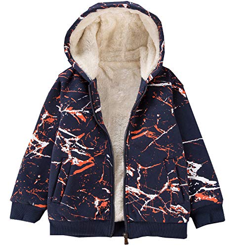 Image of Bumeex Kids Boy's Girl's Sherpa Fleece Lined Jacket 2-14Y(Toddler /Kid)