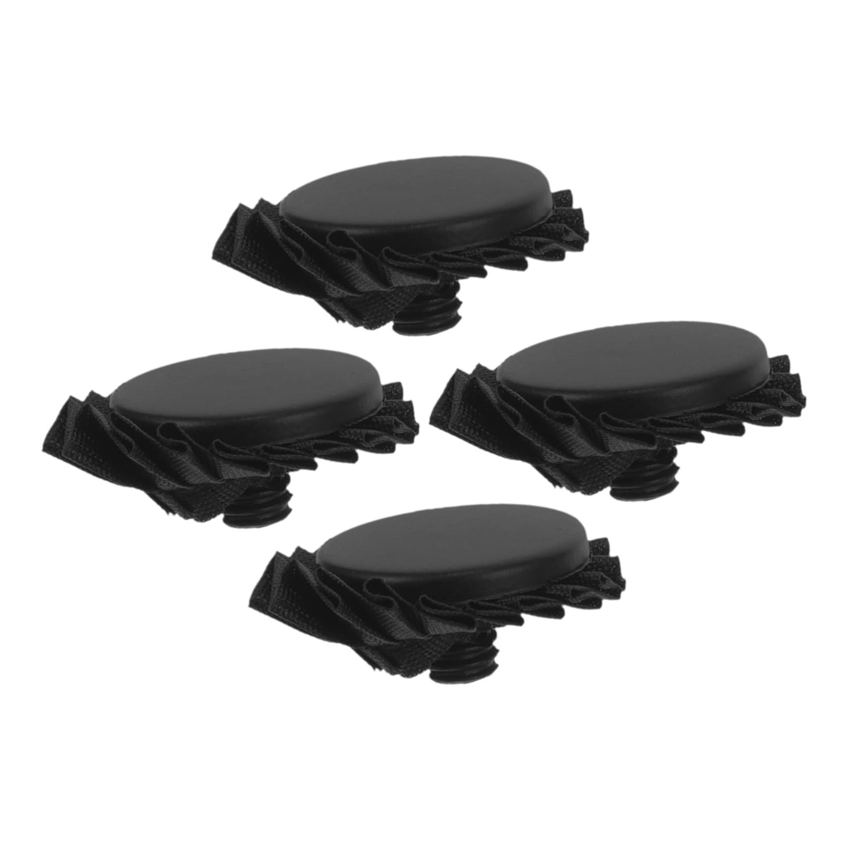 LIFKOME accesorios para paraguas tapas de paraguas tapas paraguas ultravioleta partes cubierta de la punta del paraguas tapas de paraguas de repuesto el plastico Black