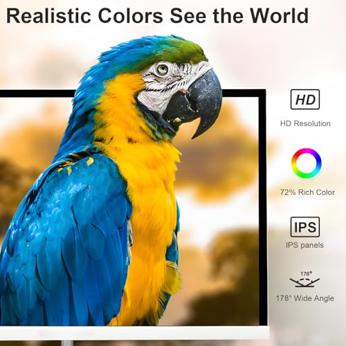 Image of All-in-one Desktop Computer PC, 22 inch FHD Display G5400 Quad Core 16G RAM 512G SSD ROM PC, WiFi Bluetooth Connection Desktop for Office Gaming Home Study