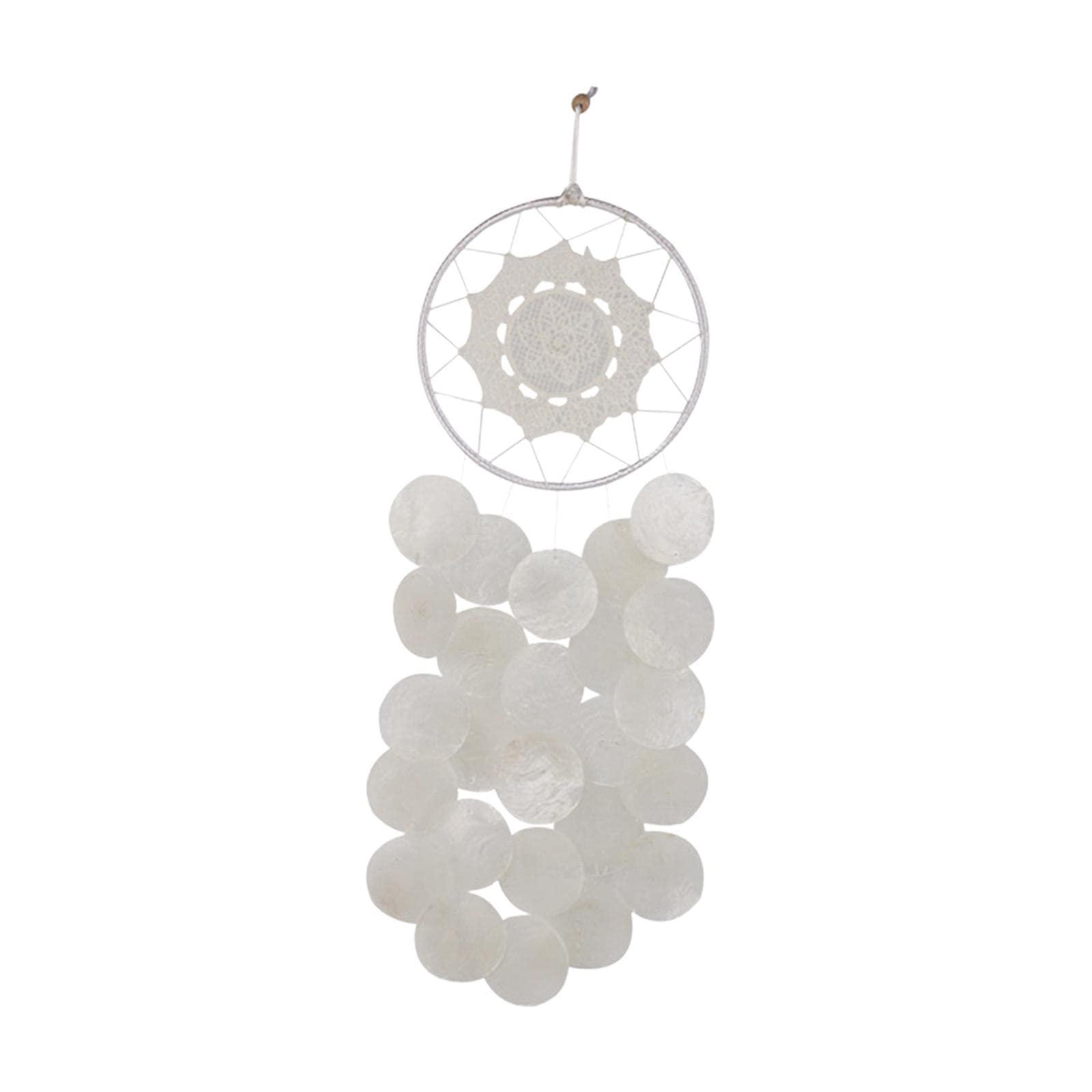 Bohemian Dream Catcher Shell Wind Chimes Pendant for Balcony Indoor Outdoor-picture-12
