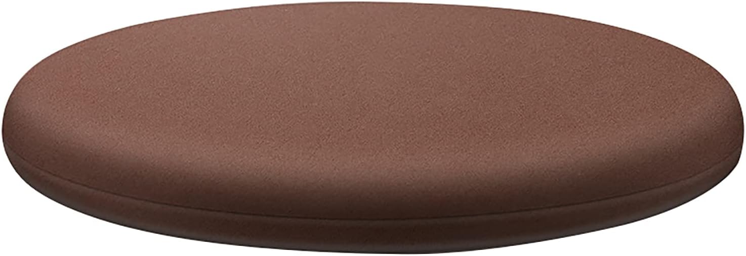 ZYFAB Round Stool Cushion,Memory Foam Seat Cushion Anti-Slip Soft Japanese Seat Pad Comfortable Padded Bar Chair Pad-Curry Diameter: 35cm