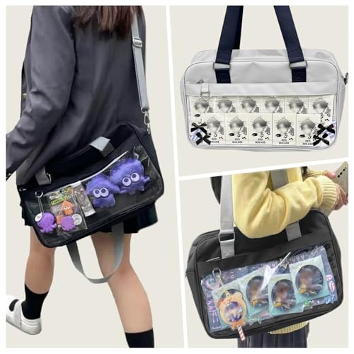 WAYUTO Ita Bag Crossbody Bag Messenger Shoulder Bags Kawaii Pin Display Bag with Insert for Anime Cosplay2