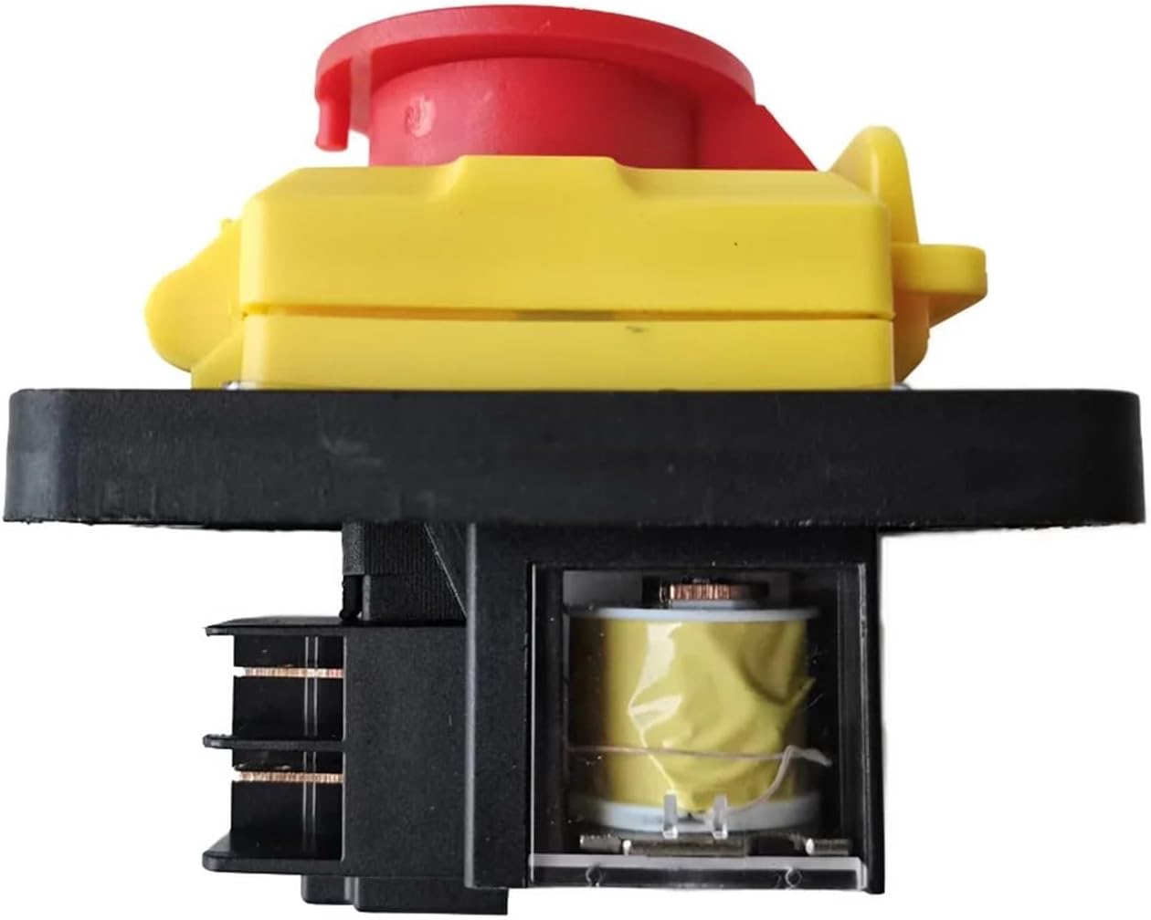 KJD12 Electromagnetic Switch 4Pins Emergency Stop Pushbutton Switches 16A AC 220-240V CE