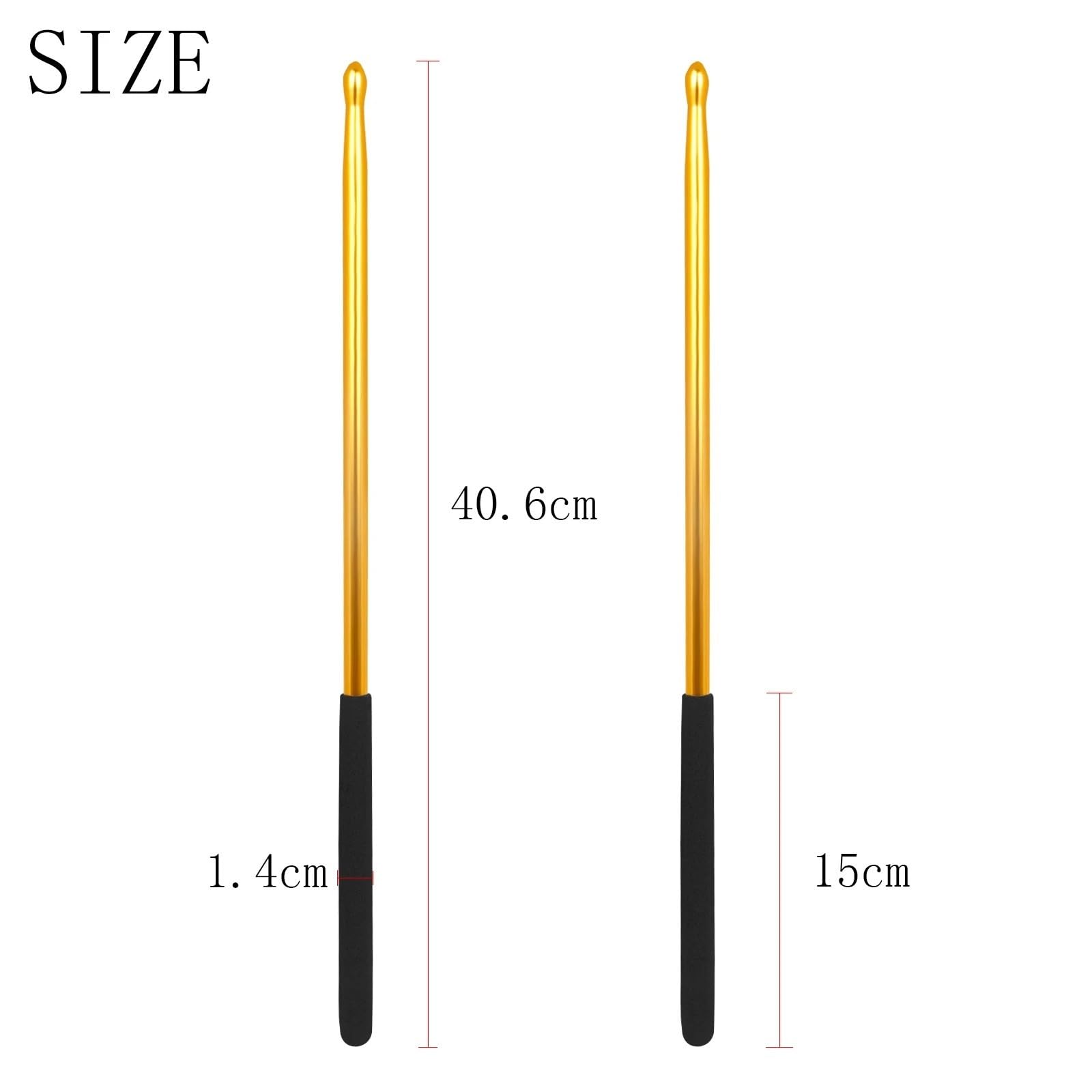 TrommelstöCke 1pair 5A Drumstick Aluminium Drum Sticks Jazz Drum Kit Drumstick Non-Slip Exercise Drumsticks Percussion Instrument Accessories FüR Schlagzeug