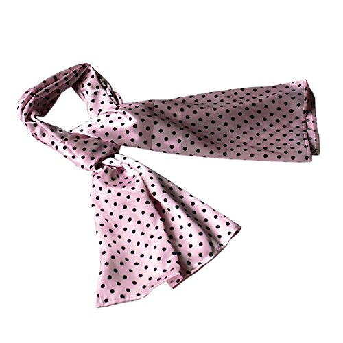 Brando Pink Background Small Cute Black Dot Design Soft Scarf