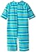 i play. by green sprouts baby girls infant and toddler swimwear sunsuits, Aqua Stripe, 18 Months US