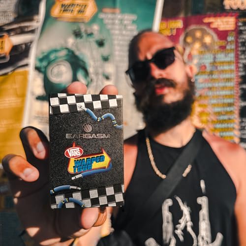 Image of Eargasm High Fidelity Warped Tour 2026 Music Festival Earplugs - Hearing Protection for Concerts, Festivals, Musicians, DJs, Night-Life, Motorcycles with High Fidelity Noise Reduction up to 21 dB