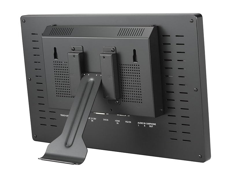 Image of 1852CSH 18.5 Inch Sunlight Readable Capacitive Touchscreen Monitor, 1000 Nits, HDMI, DVI, VGA, 1920 x 1080 IPS Display, VESA 75mm and 100mm, 11V-26V DC