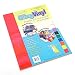 Grafix Cling Vinyl 9-Inch-by-12-Inch 9-Pack, Assorted Colors