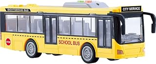 Brinquedo Ônibus Escolar de Fricção 1:16 com Luz e Som Shiny Toys - 627