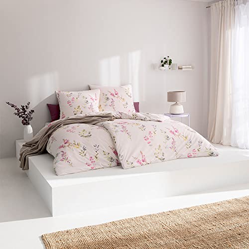 ESTELLA Original Bettwäsche, Vollendete Handwerkskunst in Premiumqualität, Made in Germany, Verschiedene Modelle und Qualitäten zur Auswahl (Eike, Mako-Interlock-Jersey)