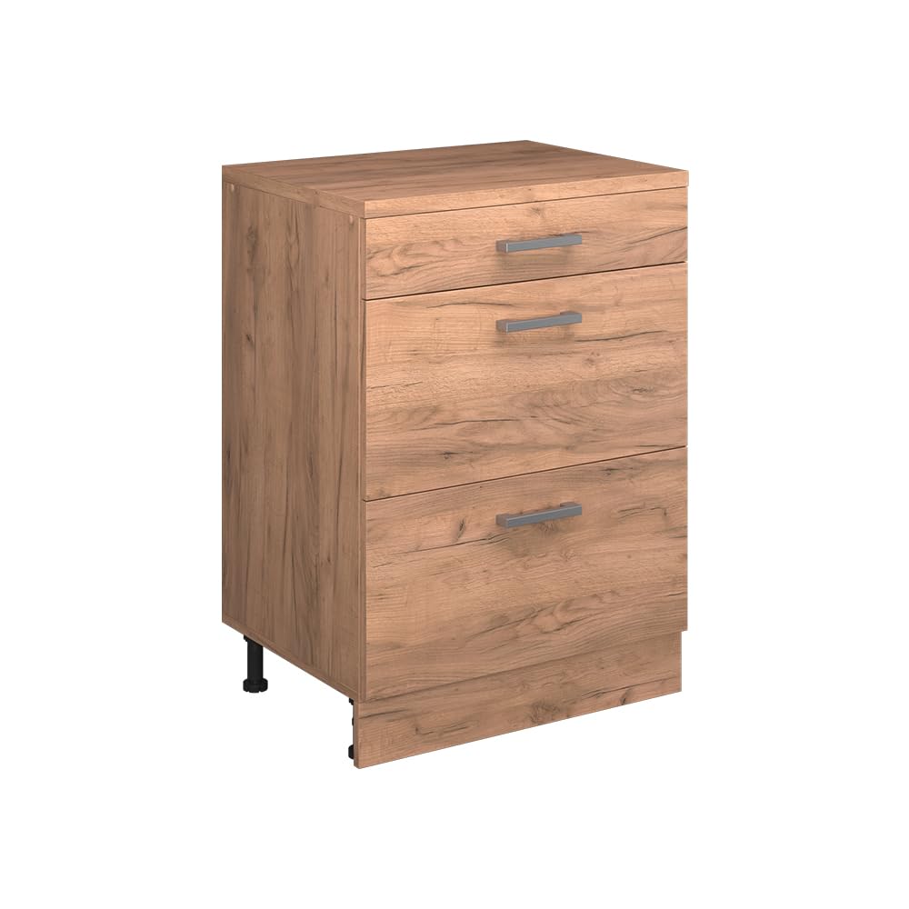 Vicco Extension chest of drawers "Rion", Golden oak/Golden oak 60 x 46 cm