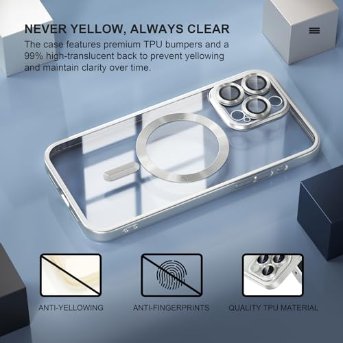 Image of Misea Magnetic for iPhone 15 Pro Max Case Compatible with MagSafe