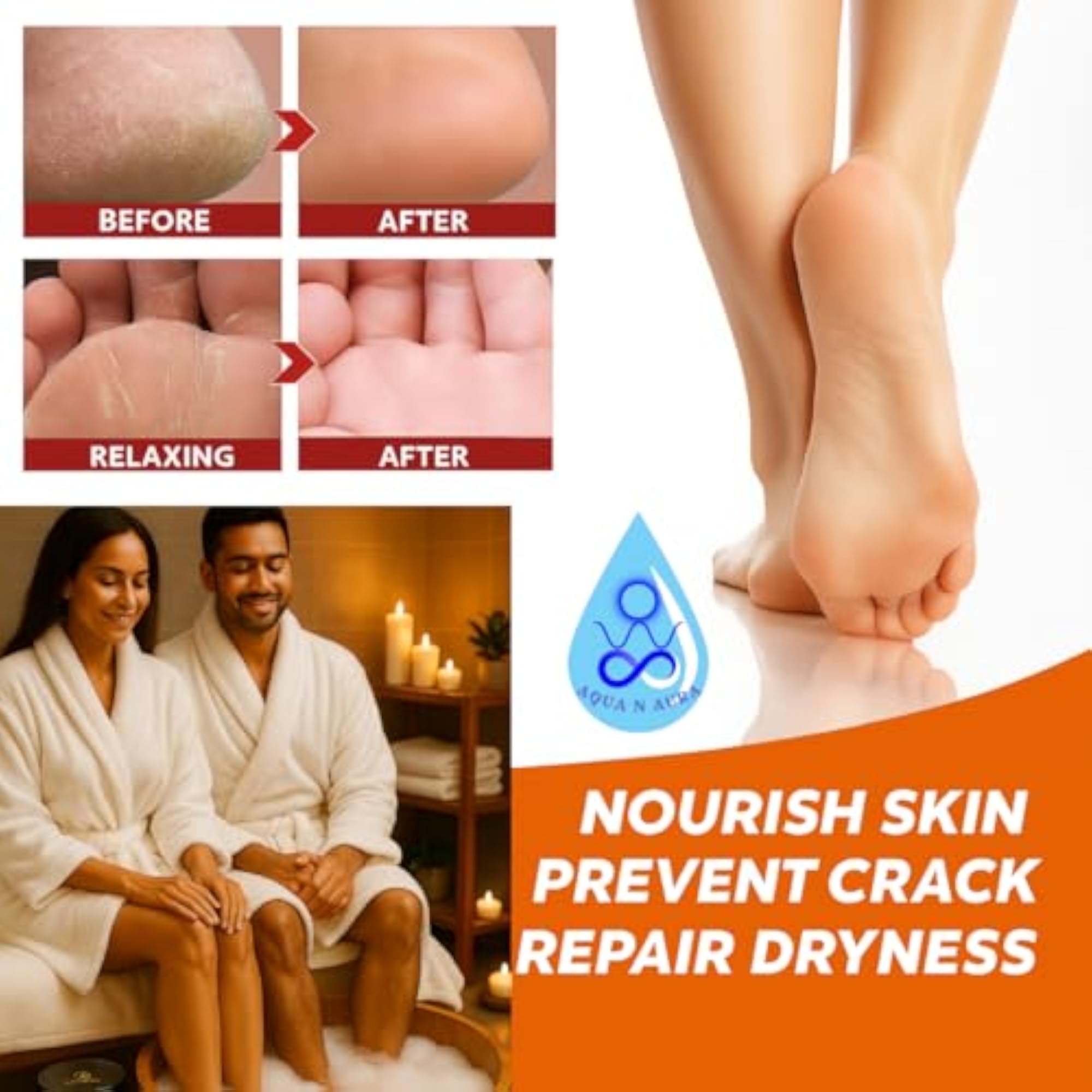 Therapeutic Anti-Odour Foot Soak with Tea Tree & Eucalyptus