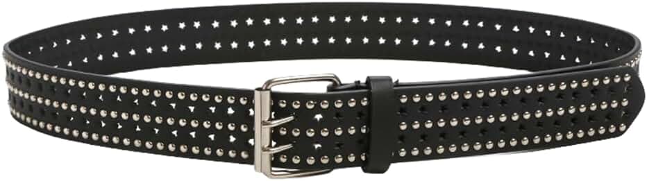 Sup-Coente Punk Rock Stud Belt - Goth Black Gothic Emo Scene Metal