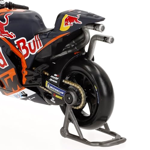 Miniatura 6 de Maisto Moto Ktm Rc16 Red Bull Motogp 2023 Jack Miller 1:18, Licencia Oficial, Cuerpo Metal Die-Cast, Soporte, Realista, Coleccionistas Y Fans De Las Motos De Competición 78121