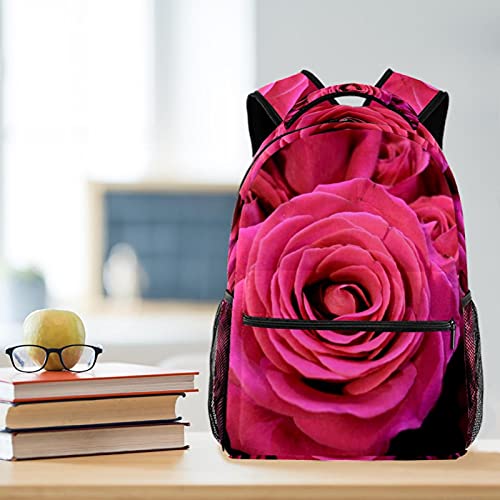 Sac à dos enfant motif fleur de rose multicolore pour grandir en douceur