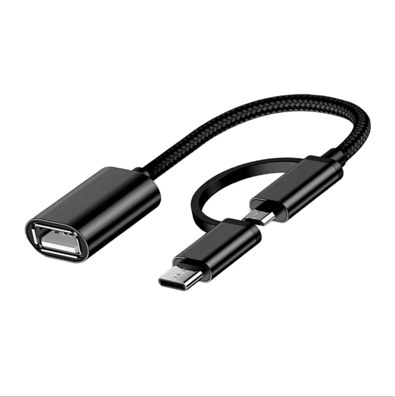 2 in 1 OTG Cable Micro USB & Type C to USB 3.0 Adapter | Dual