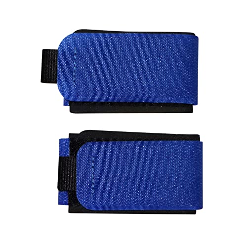 Mt. Sun Gear Adjustable Cross Country XC Ski Wraps. (Pack 2 - Blue)