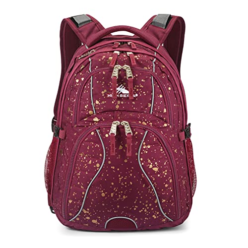 Image of High Sierra Swerve Laptop Backpack, One Size, Copper Splater /Maroon