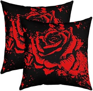 Gamer Throw Pillow Covers Soft Square 16"x16" Gaming Gamepad Cushion Case Home Decor Set of 2 Game Room Decor Game Console Controller Pillow Cases Pillowcases for Living Room Bedroom Bed Chair