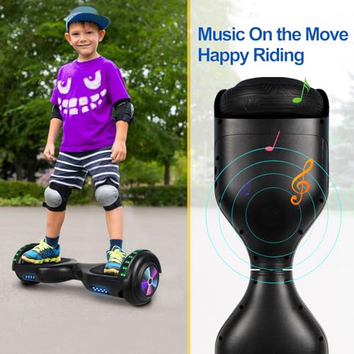 Image of FLYING-ANT Self Balancing Scooter, 6.5 inch Two-Wheel with Bluetooth and Flashing LED Lights