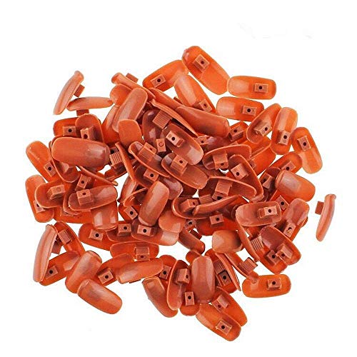 200 Pcs False Nail Tips DIY Nail Training Manicure Tool Nail Art Tips PP Material Original Type Accessory for Practice Hand Removable Practice False Nail Tips for Training