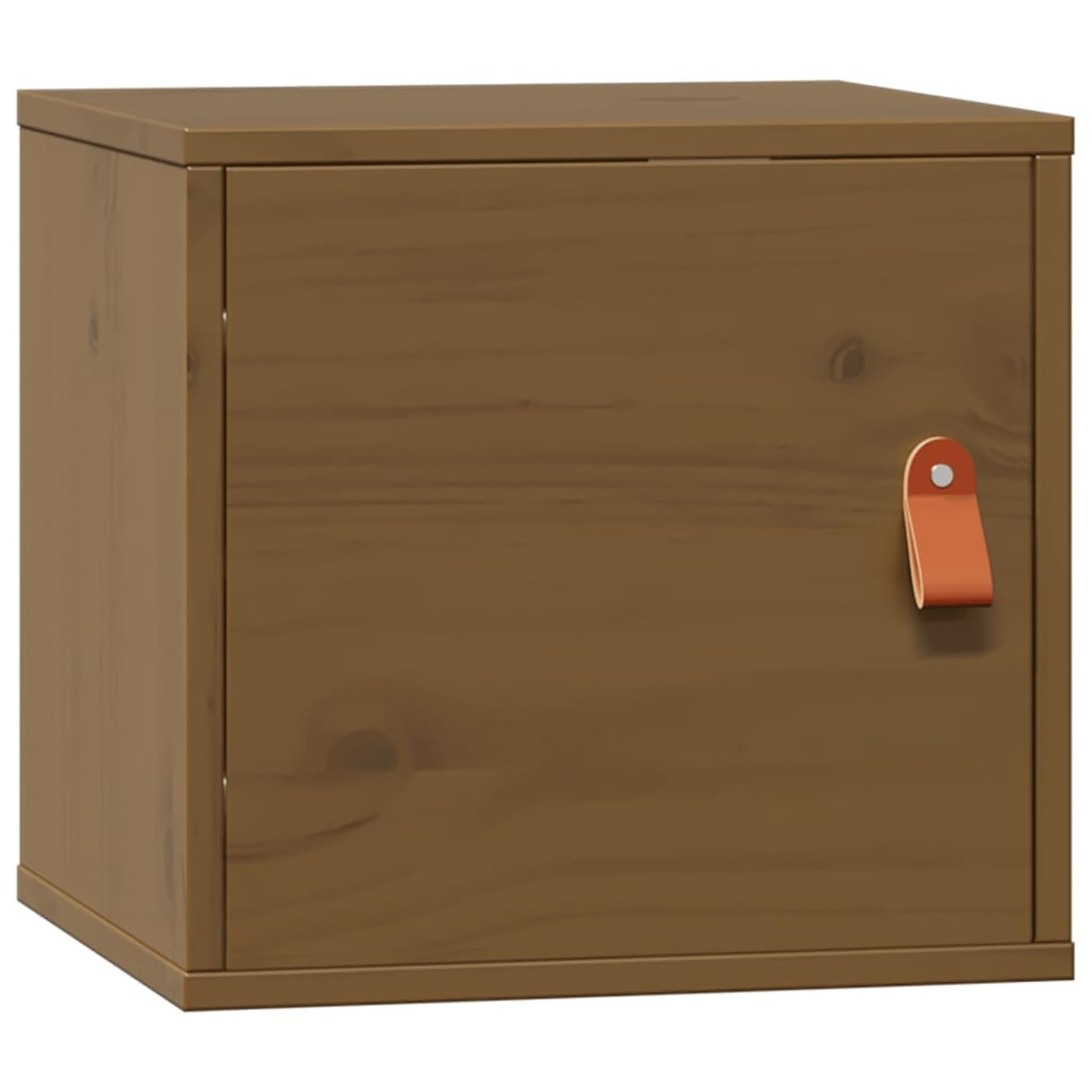 Armoire Murale Marron Miel 31,5x30x30 cm Bois de pin Massif Armoire Industrielle,Armoire De Rangement